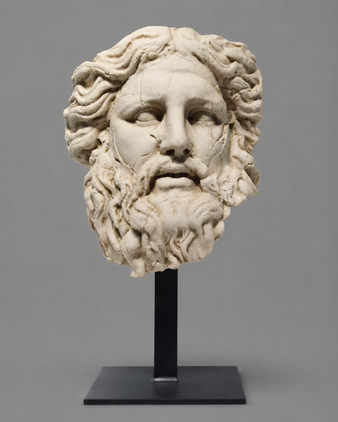 Cabeza de Júpiter con pie de hierro