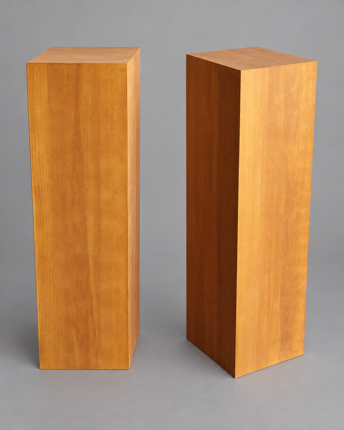 Pedestales de madera